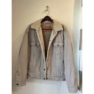 Vintage Levi's Corduroy Sherpa Jacket in Tan